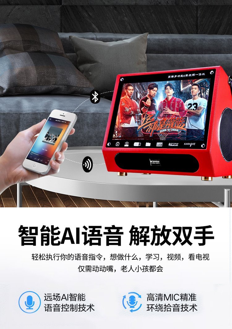 家庭娱乐新选择 山水S10 KTV音响套装，打造客厅专属K歌房